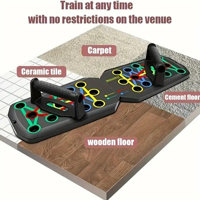 Collapsible Pushup Plate, Fitness Equipment, Exerciseequipment, Fitness Accessories, Home Fitness Pushuprack, Home Fitness Equipment, Gifts for Men