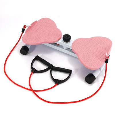 AMLANG Women'S Waist Twisting Board with Loop Resistance Bands 300 Lbs Weighting Ab Machine Core Workout Equipment Home Exercise Board