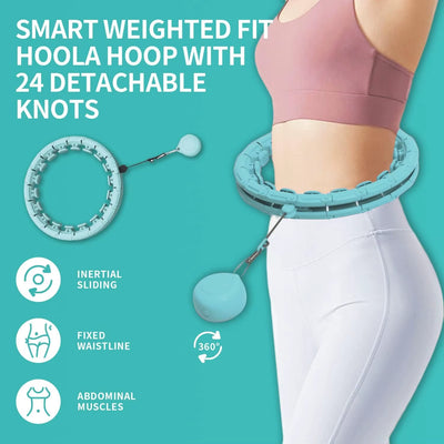 Achieve Highly Effective Toning with the Ultimate Innovation in Adult Fitness Gear: High-Quality Weighted Hoola Hoop. the Superi
