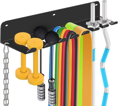 Gym Equipment Storage Rack - Multi-Purpose Home Gym Organization Storage Wall Mo