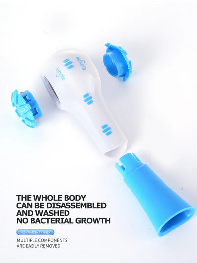 Sports Breathing Trainer - Lung Exercise Mouthpiece Respirator for Fitness and Health Care