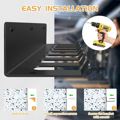 Gym Equipment Storage Rack - Multi-Purpose Home Gym Organization Storage Wall Mo