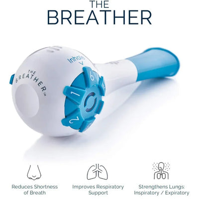 Sports Breathing Trainer - Lung Exercise Mouthpiece Respirator for Fitness and Health Care