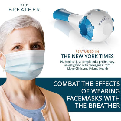 Sports Breathing Trainer - Lung Exercise Mouthpiece Respirator for Fitness and Health Care