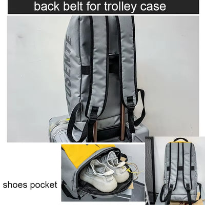 Large Capacity Sport Gym Bag Women Fitness Backpack Waterproof Multi-Functional Shoes Warehouse Travel Pack Sports Shoulder Bags